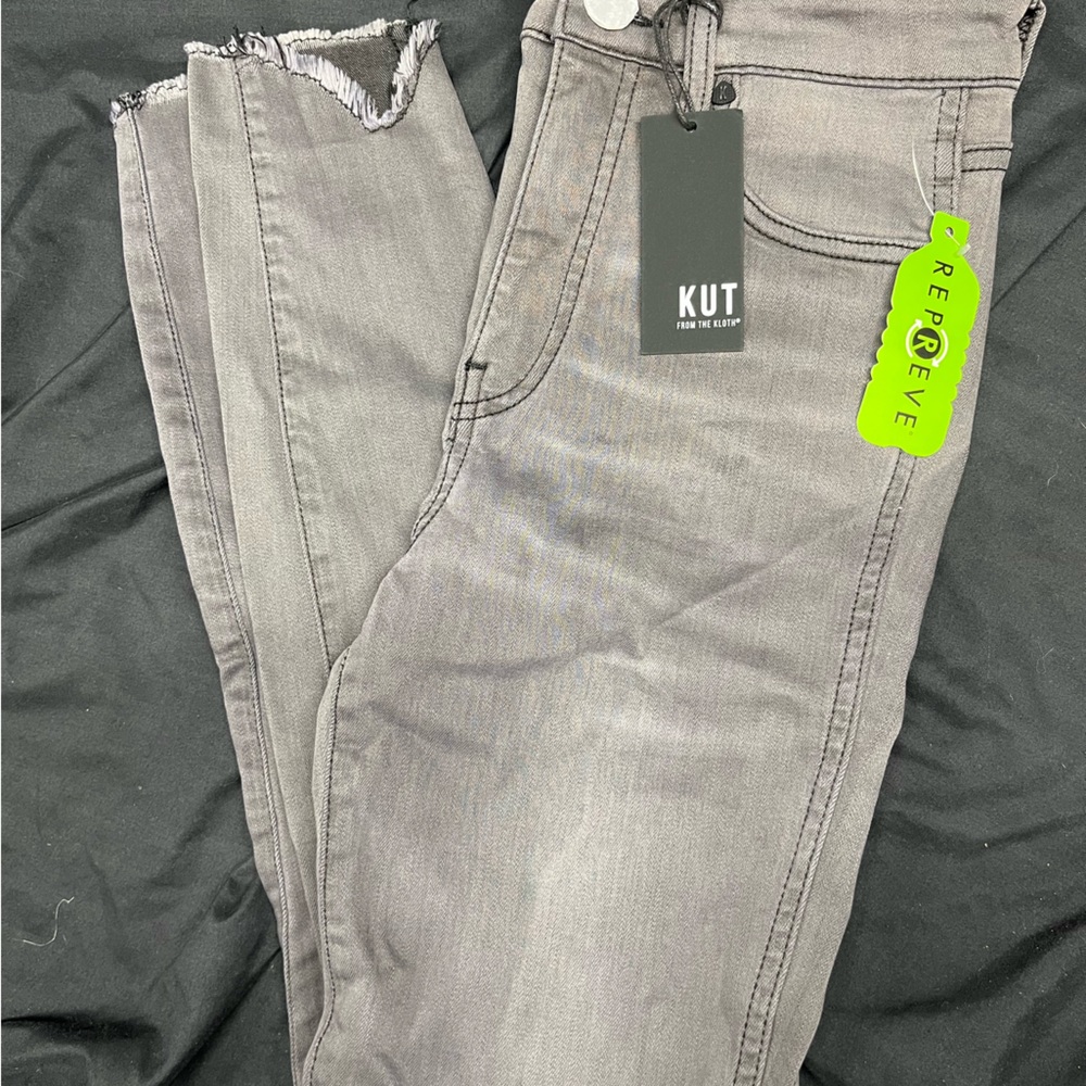 NWT Kut From The Kloth Connie High Rise Fab Ab Ankle Skinny Size 00